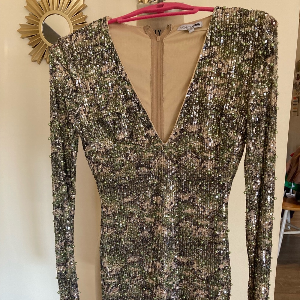 NWT Fashion Nova Sequin Dress